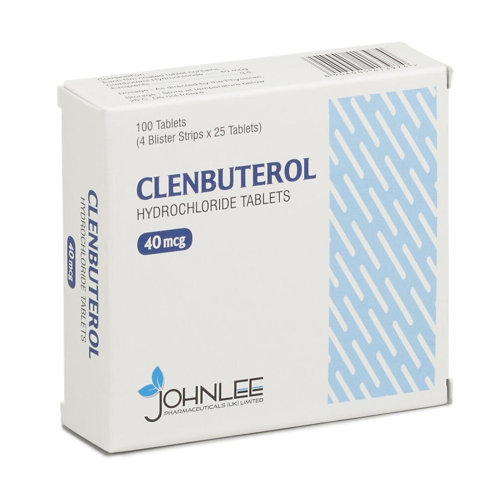 Expired Clenbuterol 40mcg (100 tabs) by John Lee