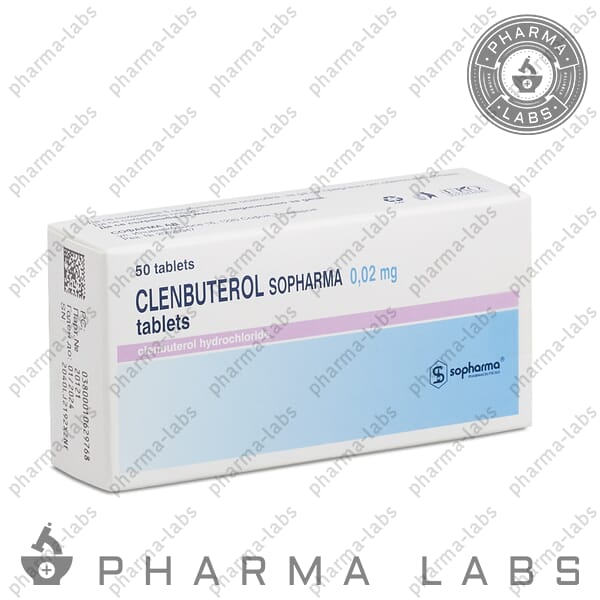 Clenbuterol 20mcg (50 tabs) by Sopharma