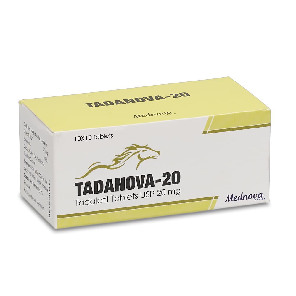 Cialis-tadalafil 20mg (100 tabs) by Tadanova