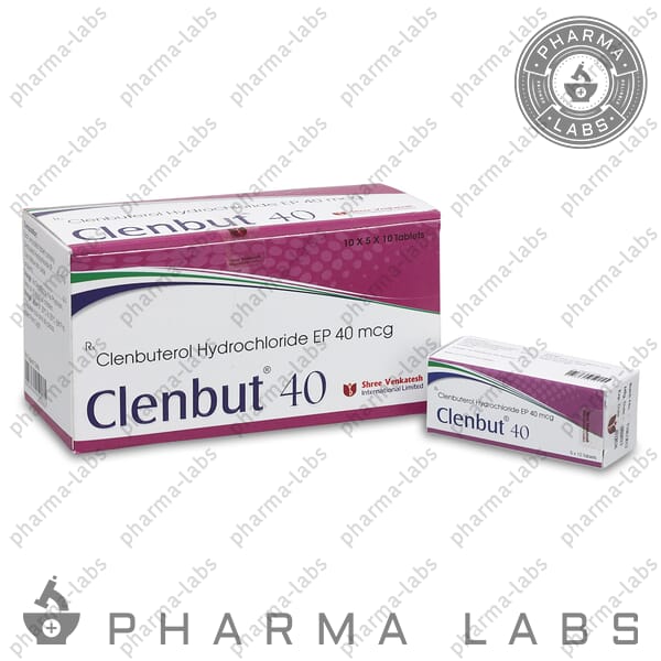 Clenbuterol 40mcg (50 tabs) by Shree Venkatesh