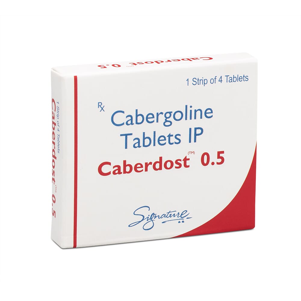 Cabergoline 0.5mg (20 tabs) by Signature