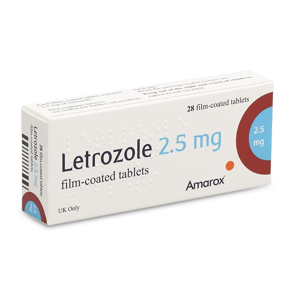 Letrozole 2.5mg (28 Tabs) by Amarox