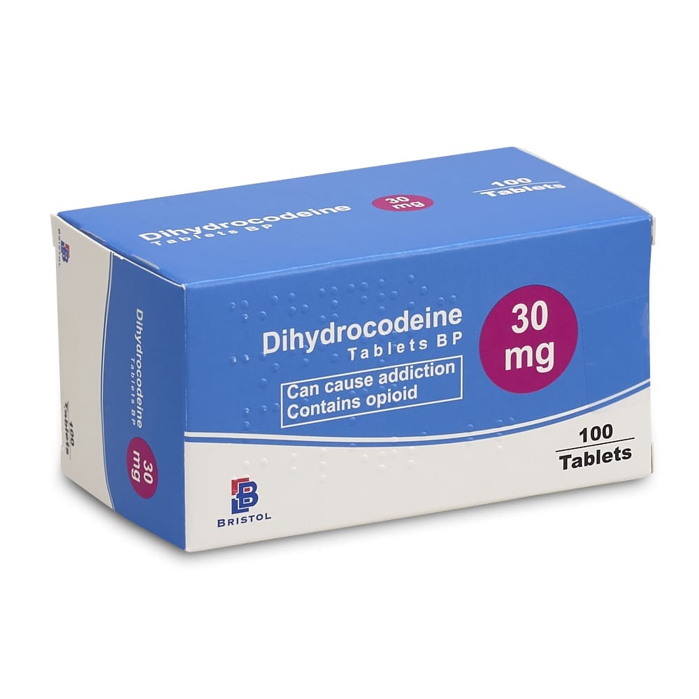 Dihydrocodeine 30mg (100 tabs) by Bristol