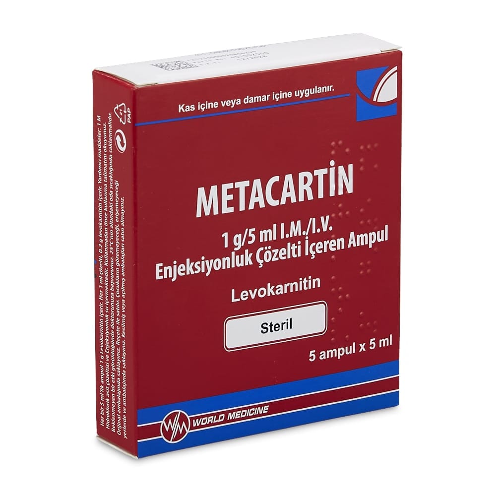 L-Carnitine 1g/5 ml injection