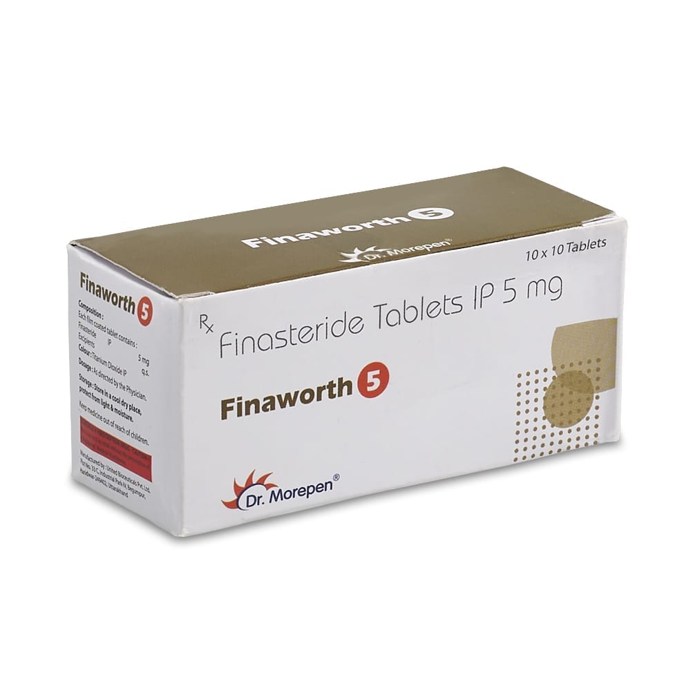 Finasteride 5mg (100tabs) by Dr. Morepen