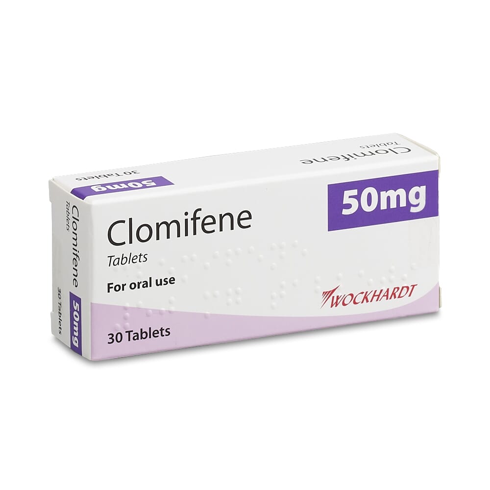 Clomifene 50mg (30 tabs) by Wockhardt